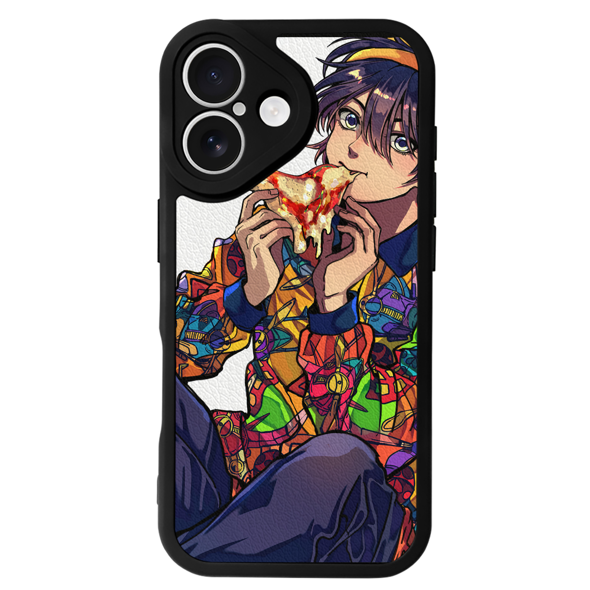 （画像用） ジョジョの奇妙な冒険 JoJo's Bizarre Adventure 【iPhone 16シリーズ対応】シリコンスマホケース（レザー調） 材質：シリコン